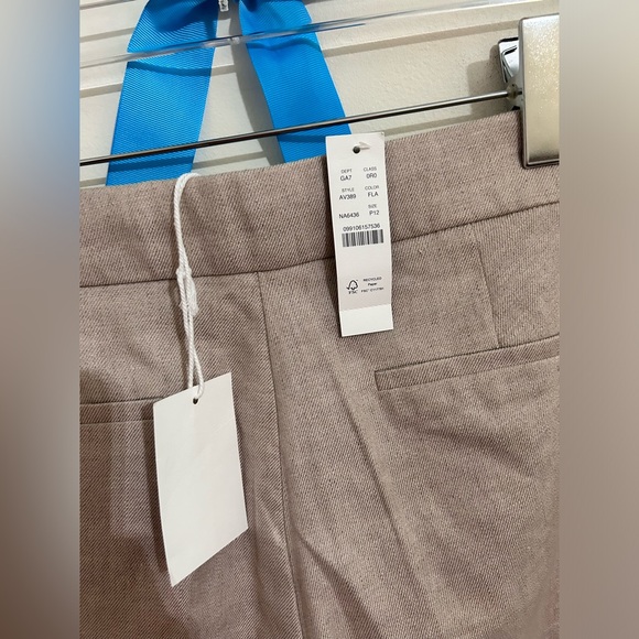 HOST PICK 🎉💕🎊9/21 J. Crew Hayden Linen Blend Kickout Crop Pants NWT! - Picture 5 of 11